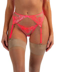 Foxy Neon Coral Suspender